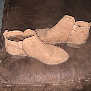 Tan Ankle Booties